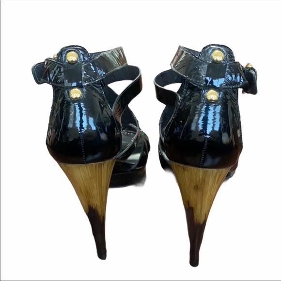 Stuart Weitzman Timber Platform Sandals Size 10.5 - Picture 4 of 9